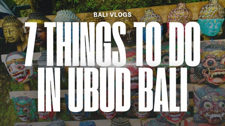 7 Best Things To Do in Ubud, Bali!